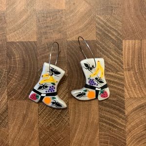 Ariel Kellogg Cowboy Boot Earrings